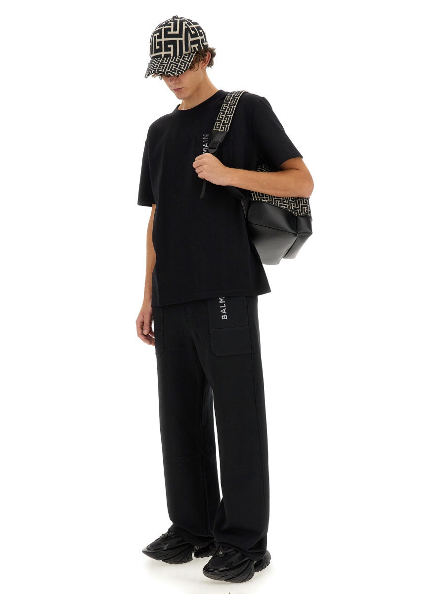 Balmain Men Jogging Pants With Logo - 2