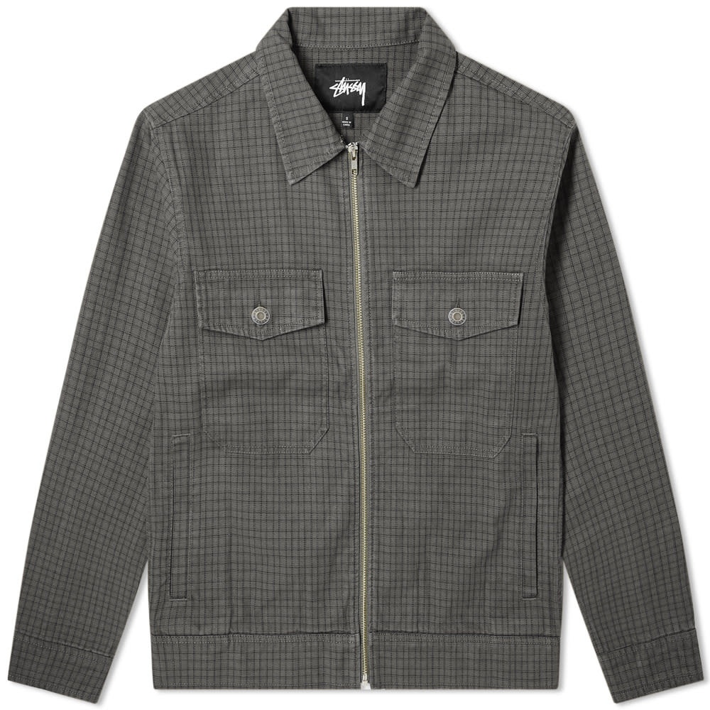 Stussy Check Garage Jacket - 1