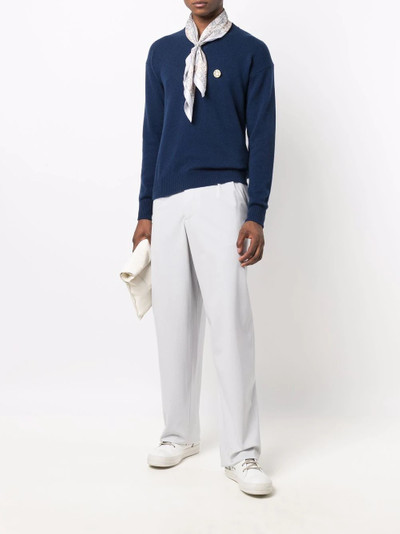 Jil Sander V-neck long-sleeve jumper outlook