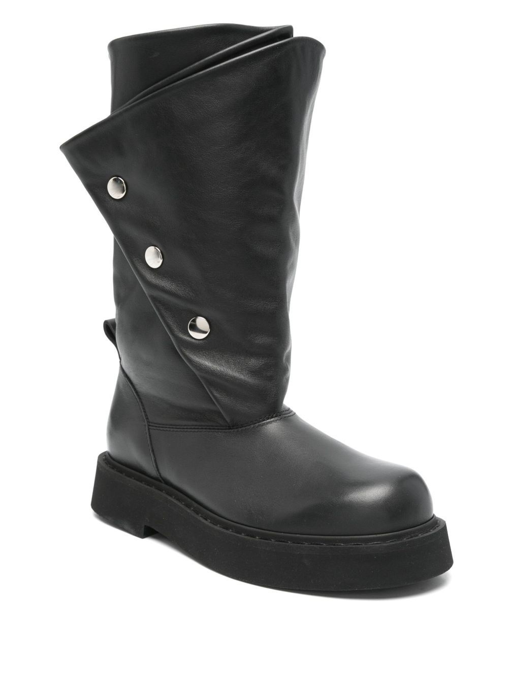 leather boots - 2