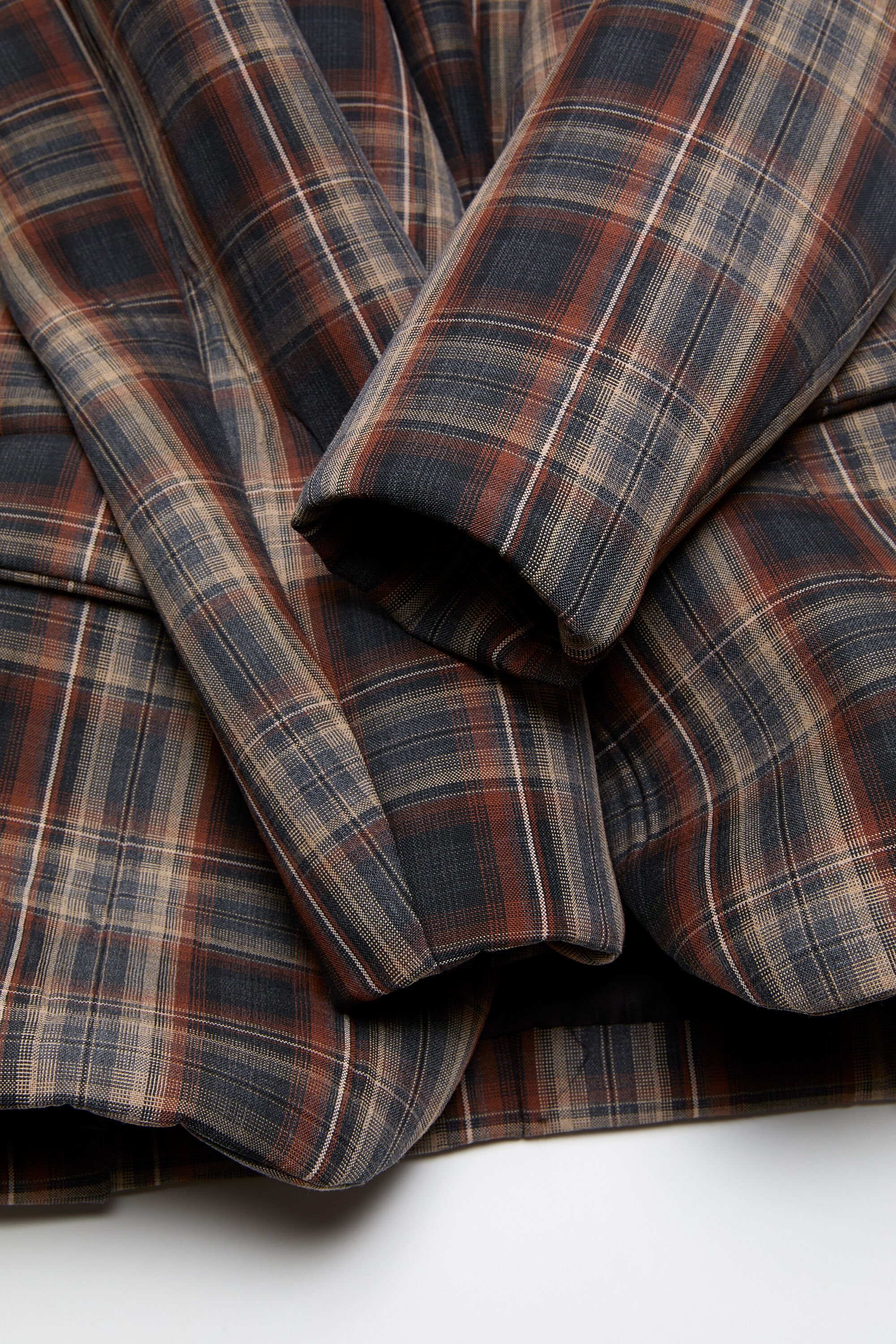 Check bonded jacket - Multi brown - 7
