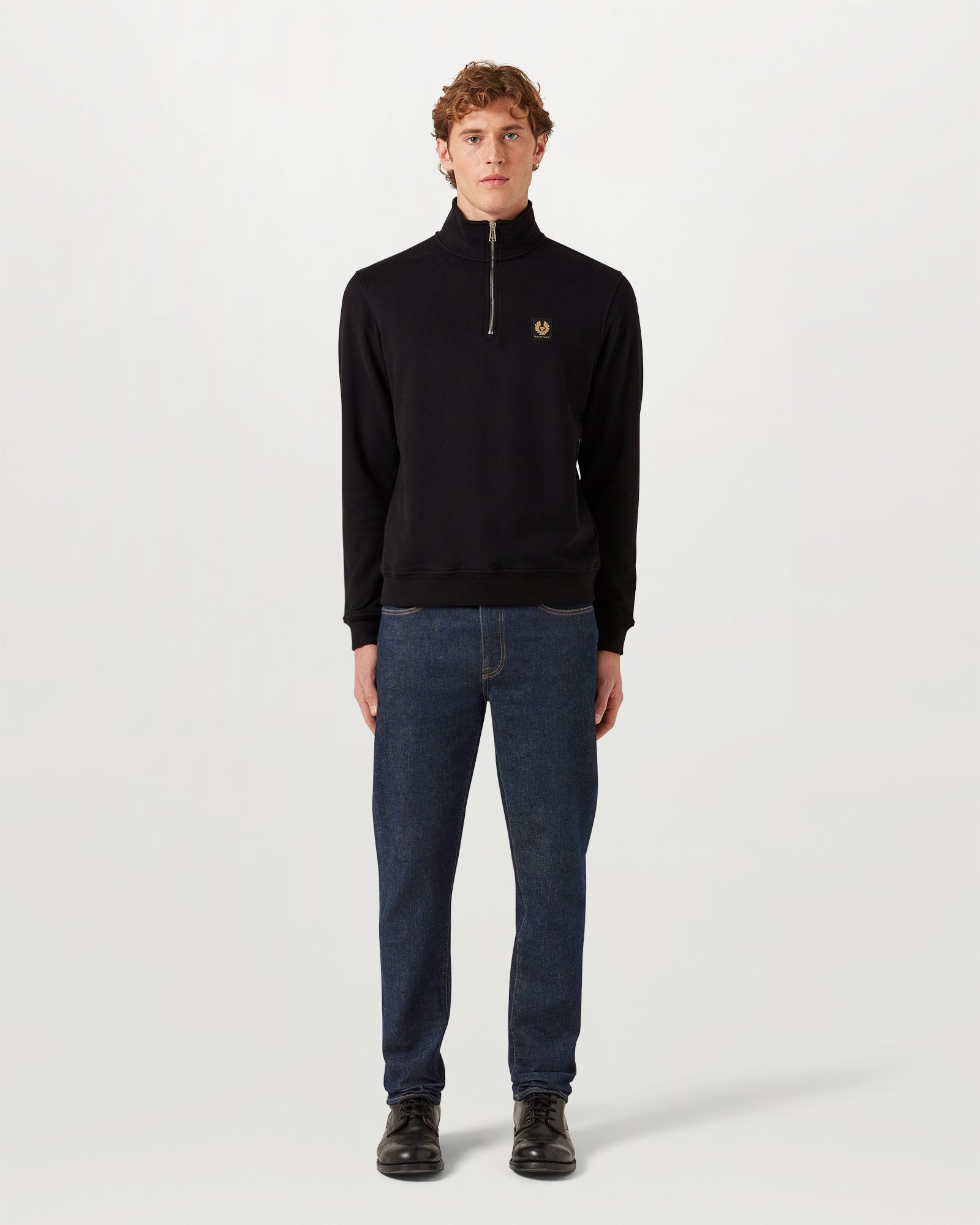 BELSTAFF QUARTER ZIP SWEATSHIRT - 2