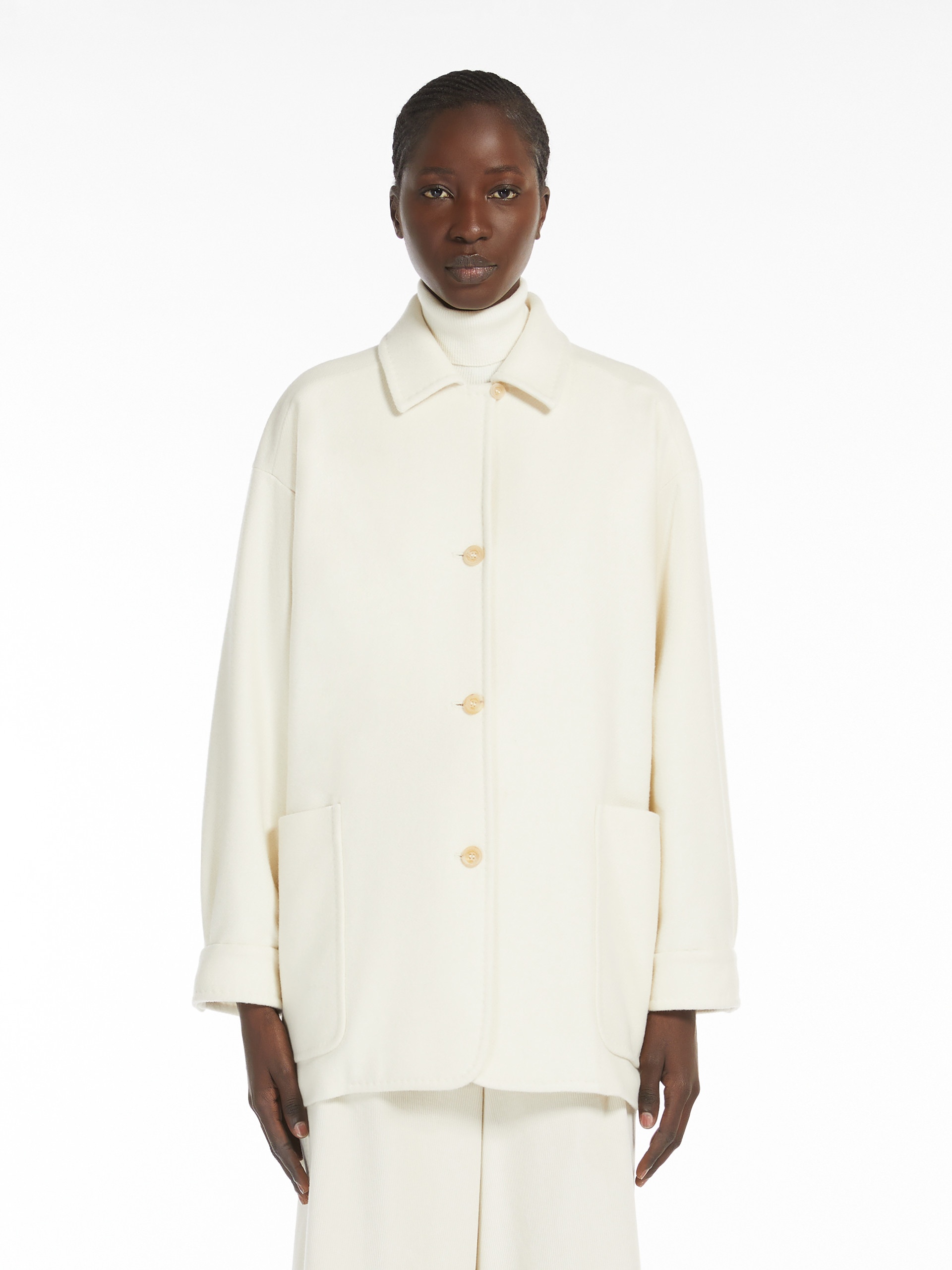 ELIGIO Alpaca, cashmere and camel jacket - 3