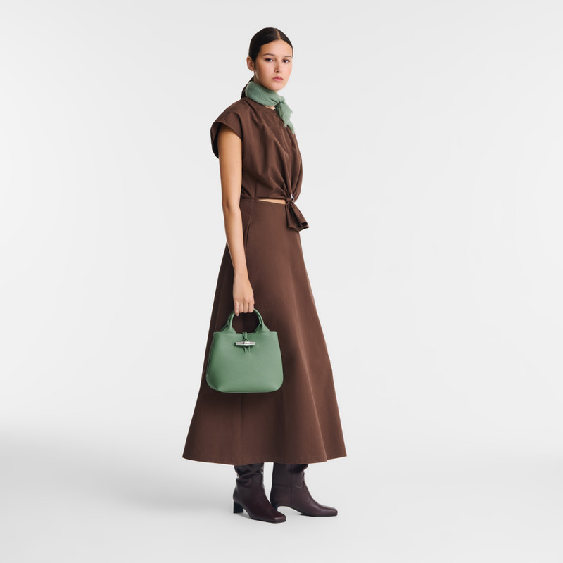 Longchamp Le Roseau S Handbag Oregano - Leather outlook