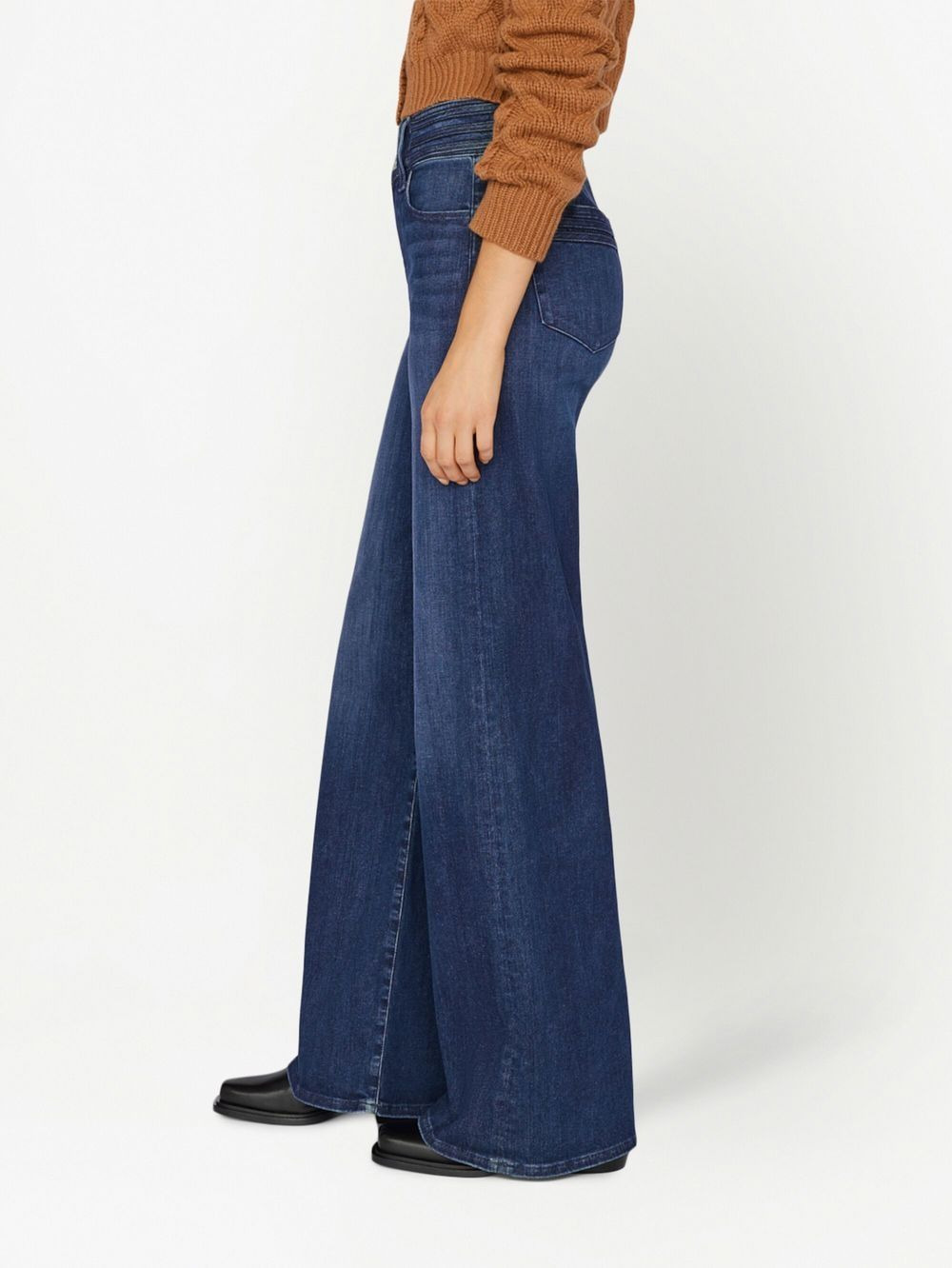 high-rise wide-leg jeans - 3