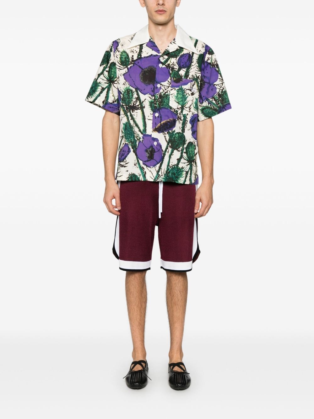floral-print shirt - 2
