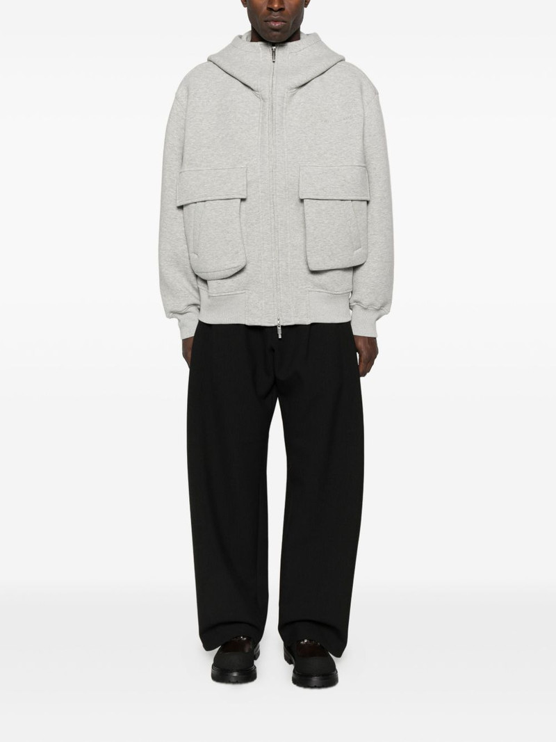 FENG CHEN WANG cotton-blend hooded jacket outlook