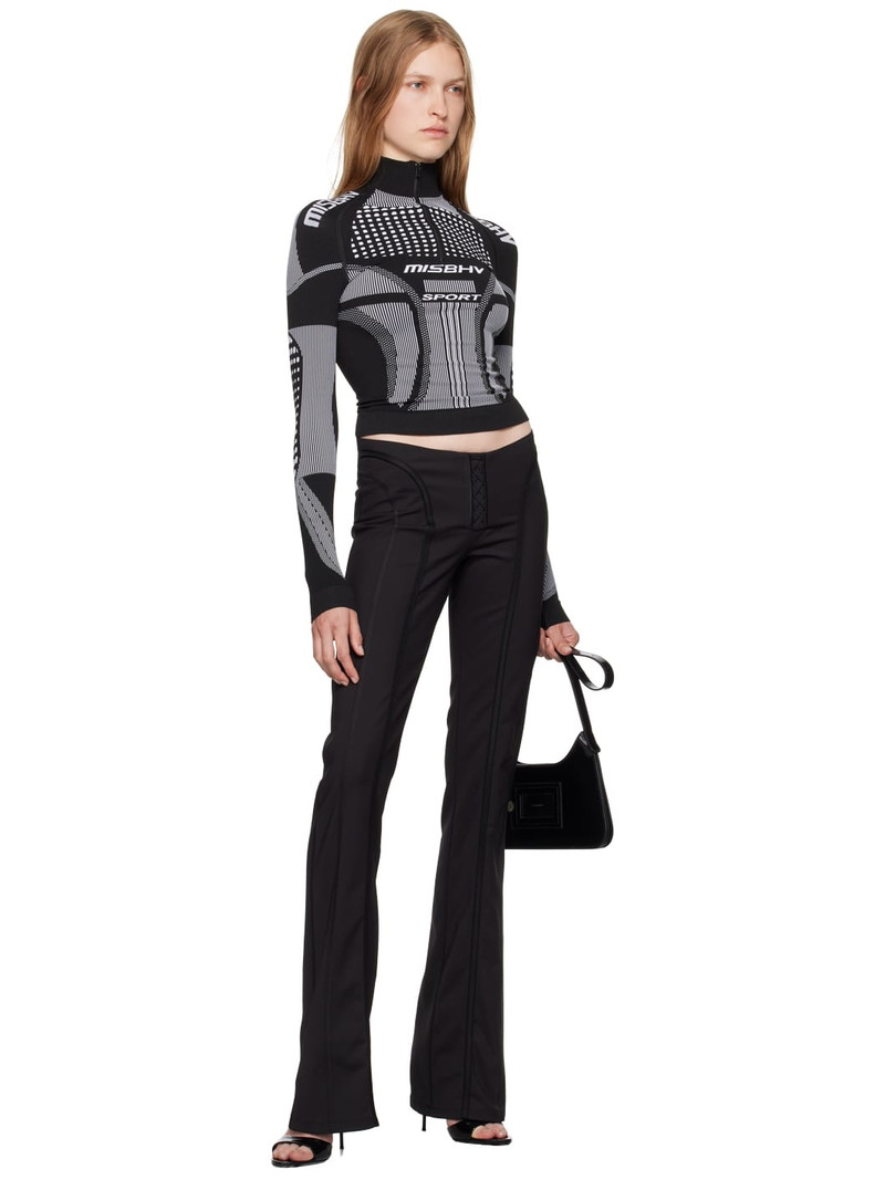 MISBHV Black Lara Trousers outlook