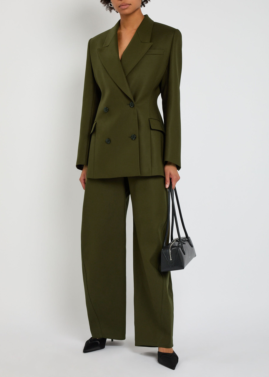 Alaïa Twisted Barrel-leg Cotton Trousers - 4
