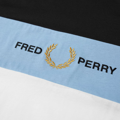 Fred Perry Fred Perry Authentic Embroidered Logo Panel Tee outlook