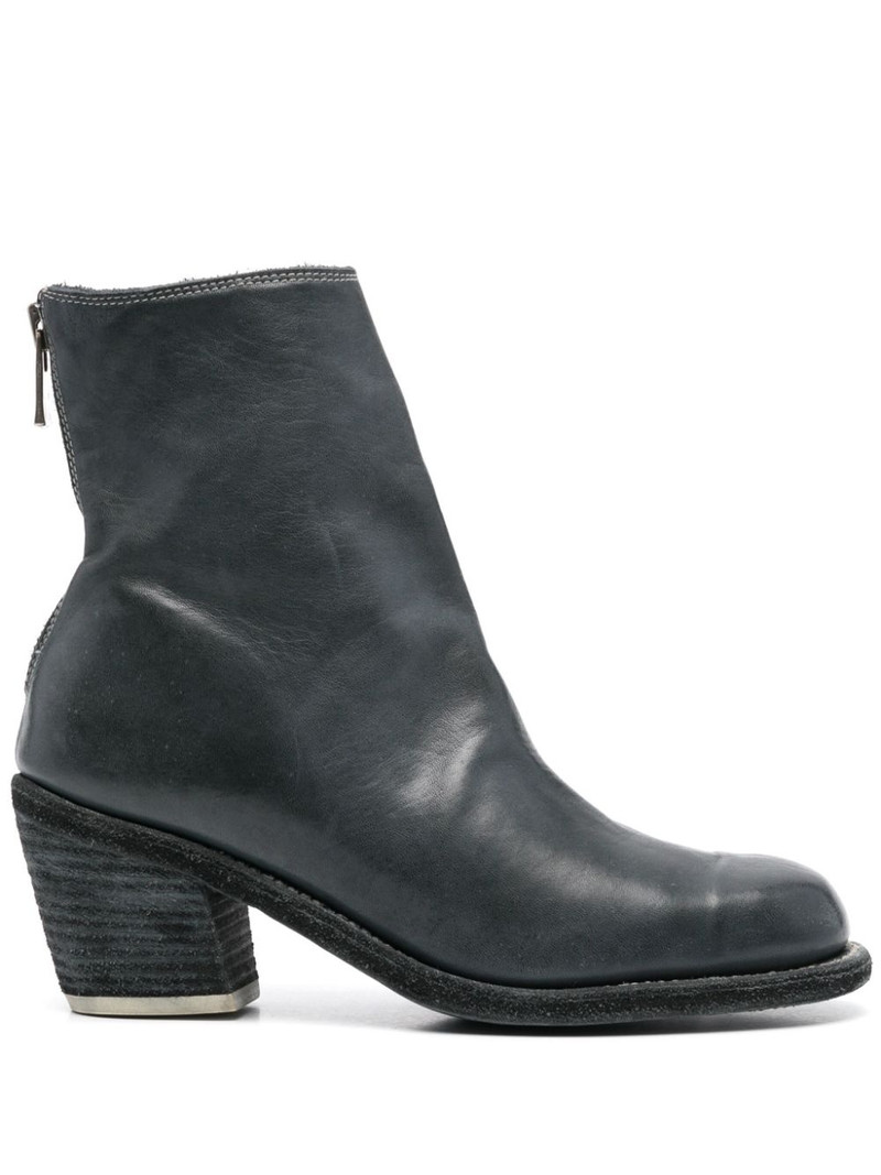 70mm leather ankle boots 1