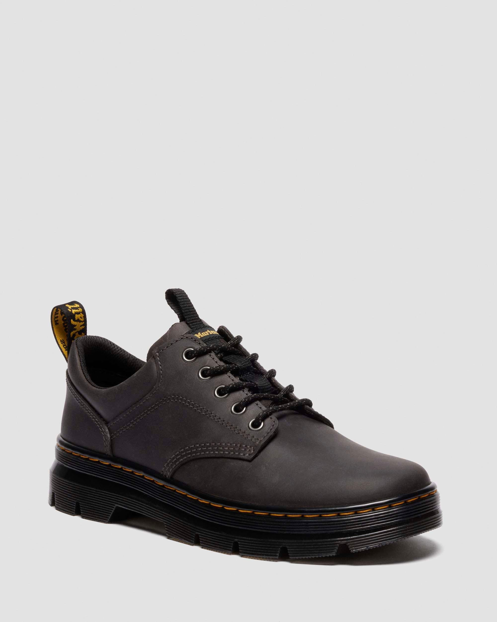 REEDER LEATHER UTILITY BOOTS - 5