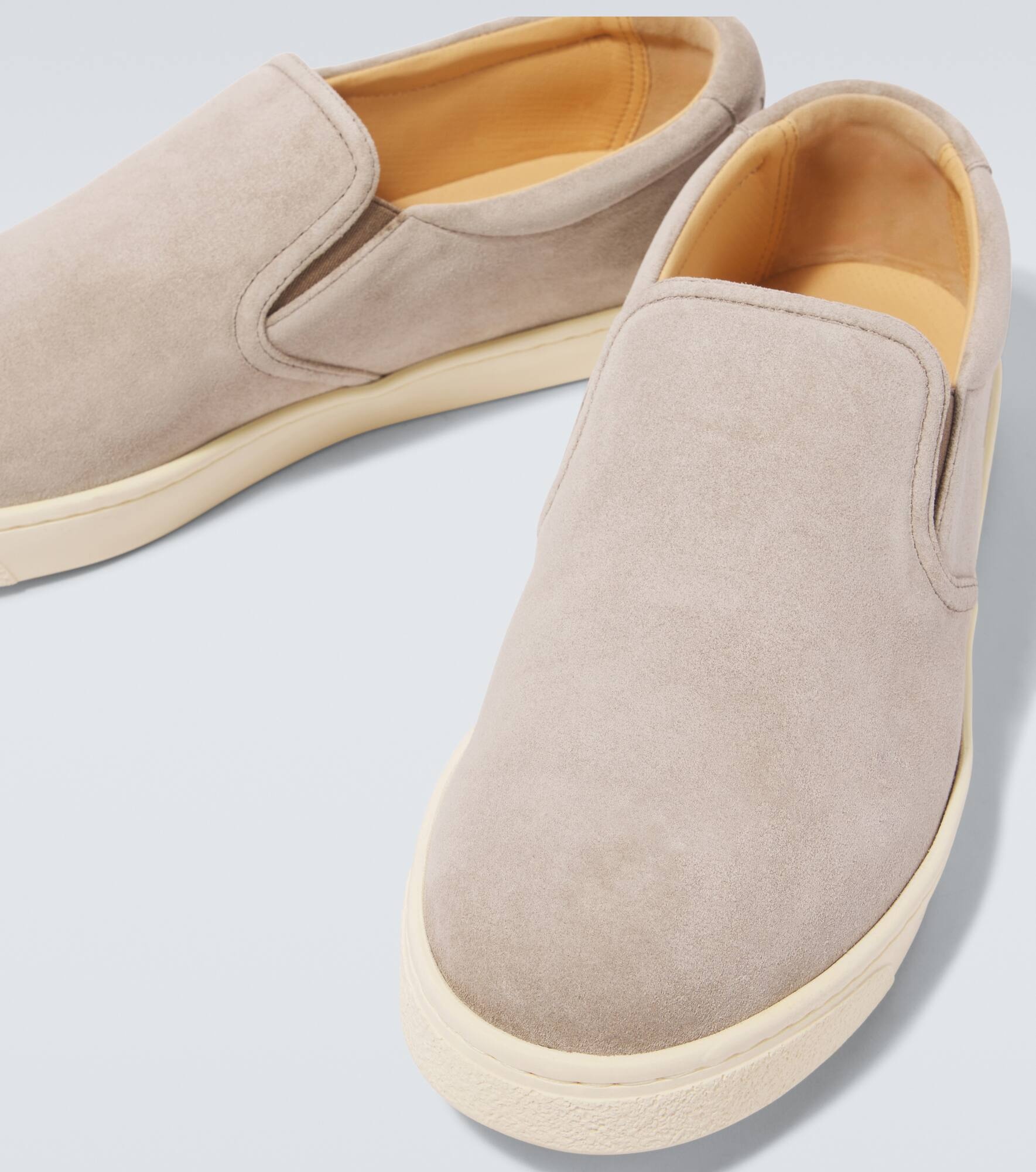 Suede slip-on sneakers - 3