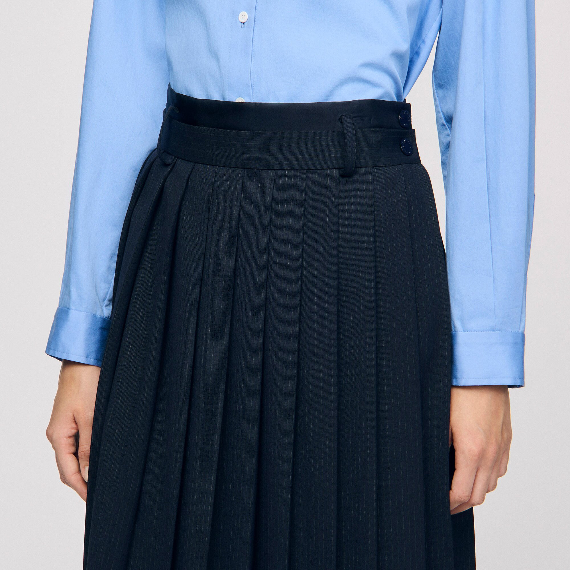 MAXI PLEATED SKIRT - 3