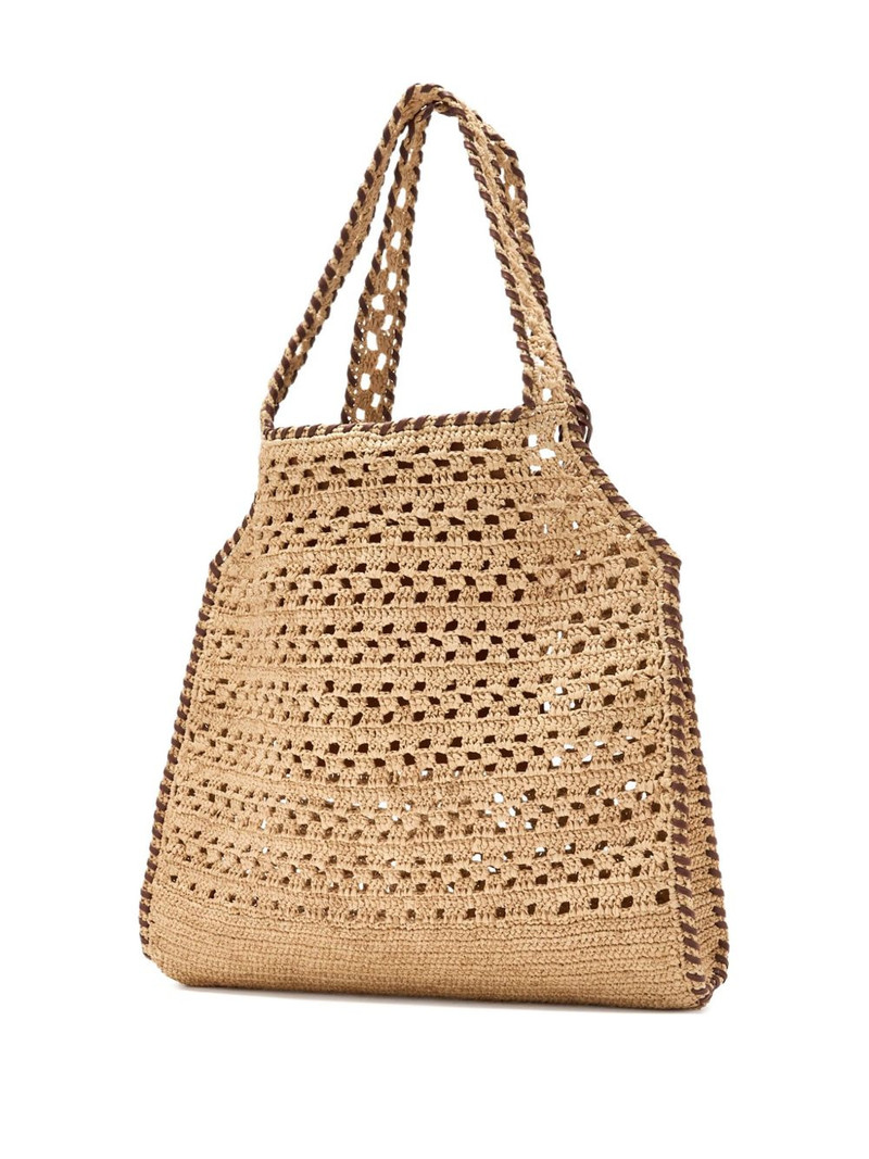 Stella McCartney crochet-detail tote bag outlook