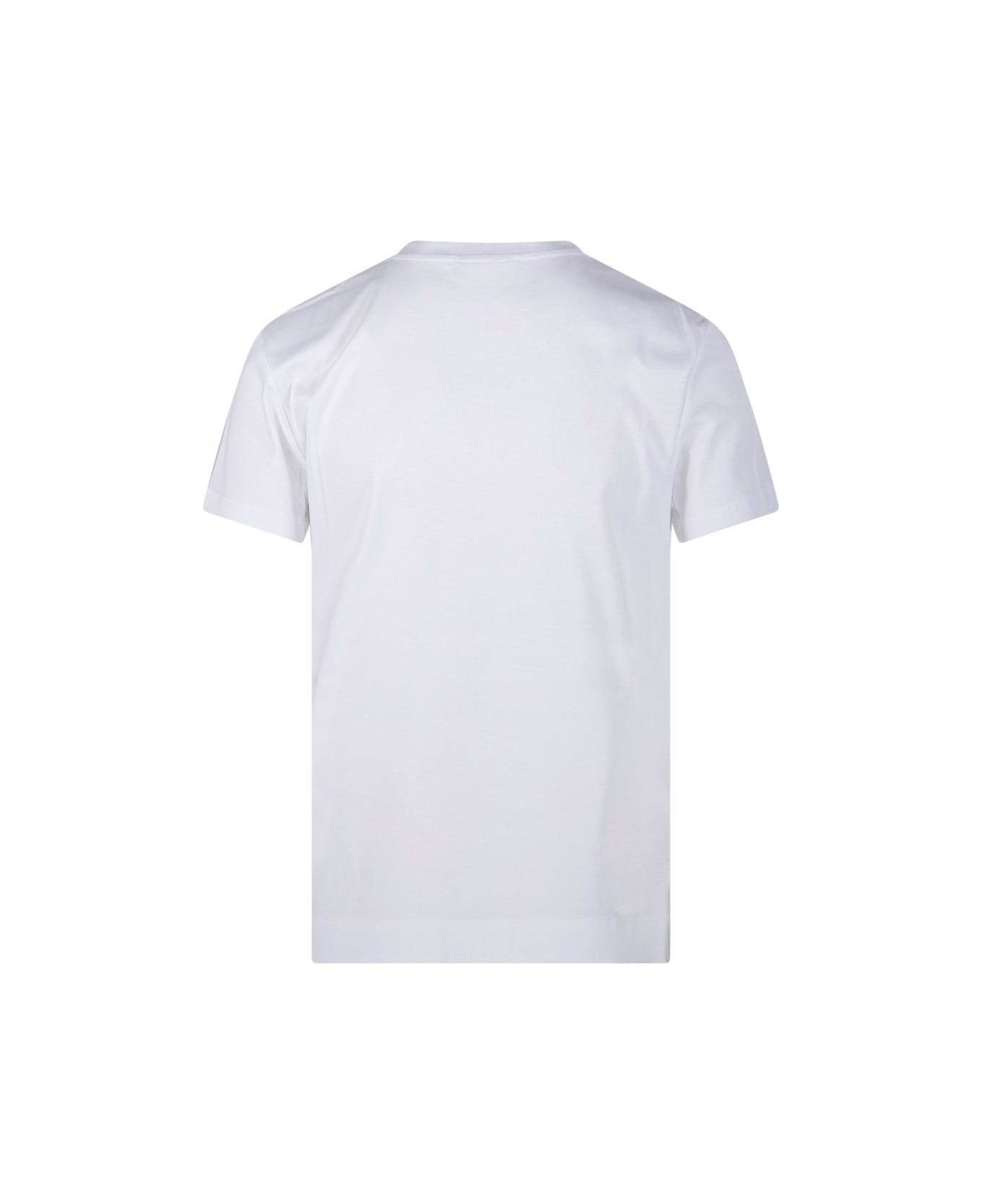 Logo Embroidered Crewneck T-shirt - 2