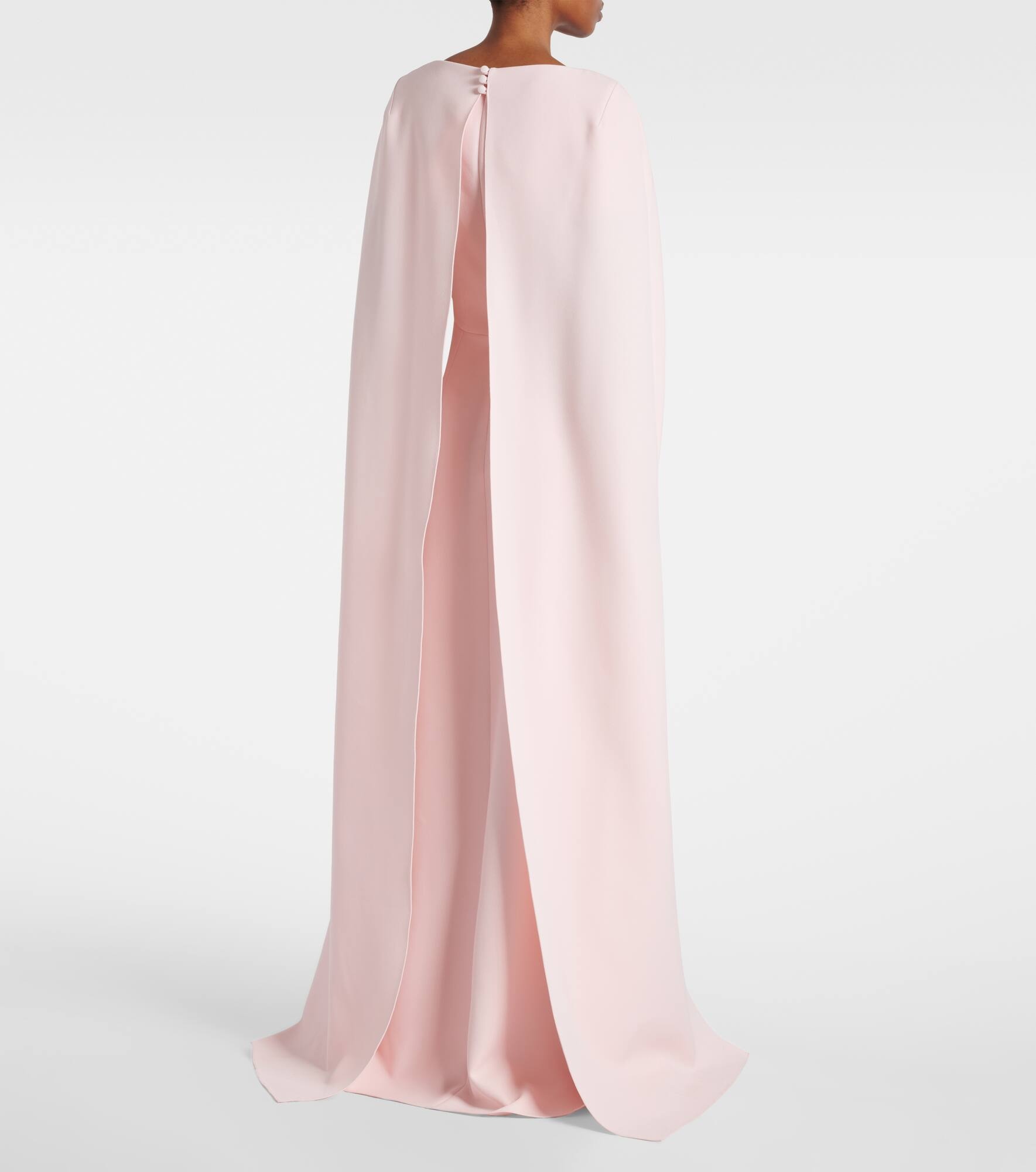 Yuna caped embellished gown - 3