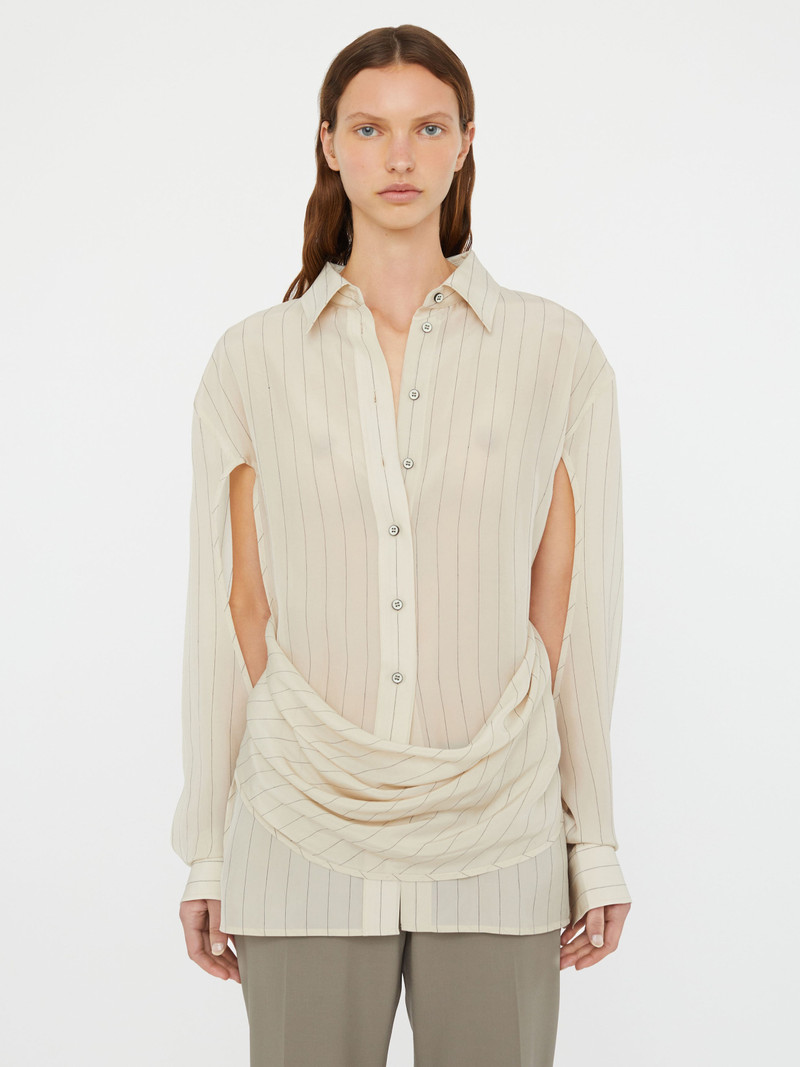 Crossover Drape Shirt 1