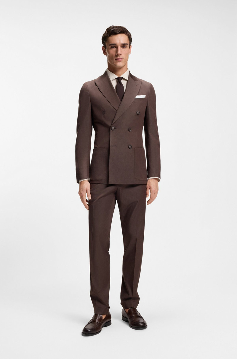 BOSS REGULAR-FIT SHIRT IN WASHED LINEN outlook
