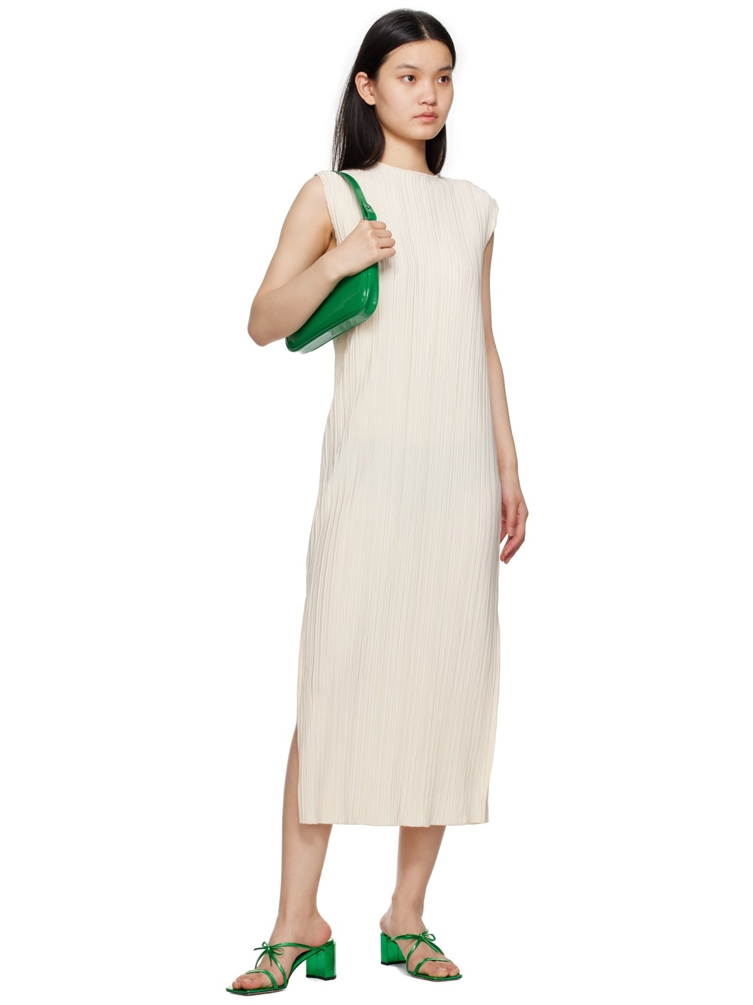 Green June Heeled Sandals - 5