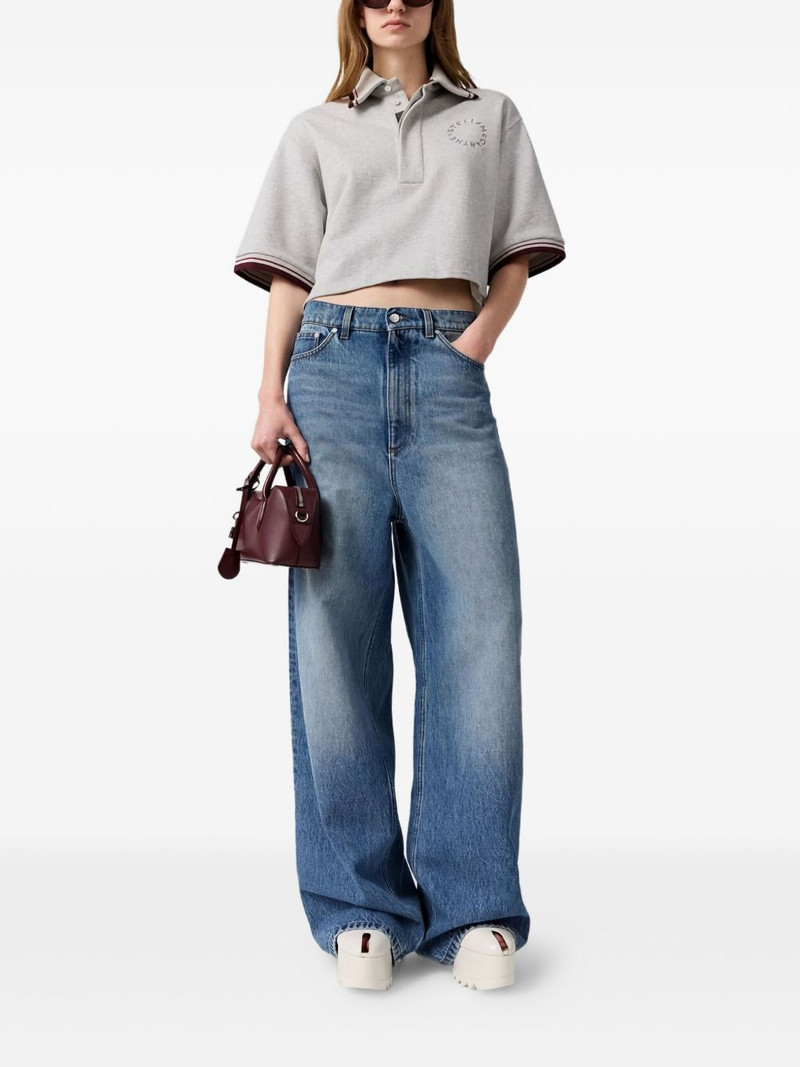 Stella McCartney logo-detail polo shirt outlook