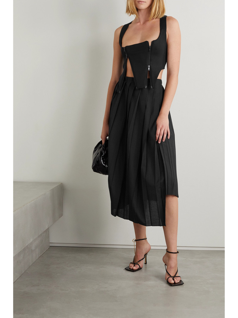 Monse Open-back Stretch-jersey Bustier Top outlook