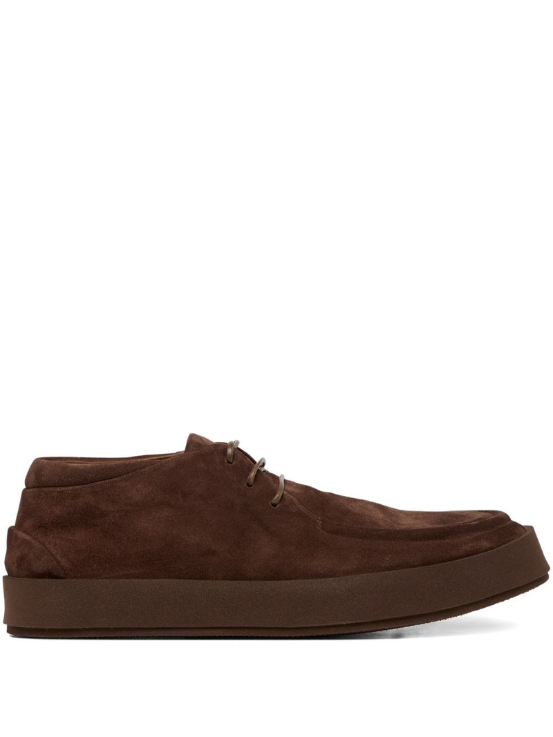 suede lace-up derby shoes 1