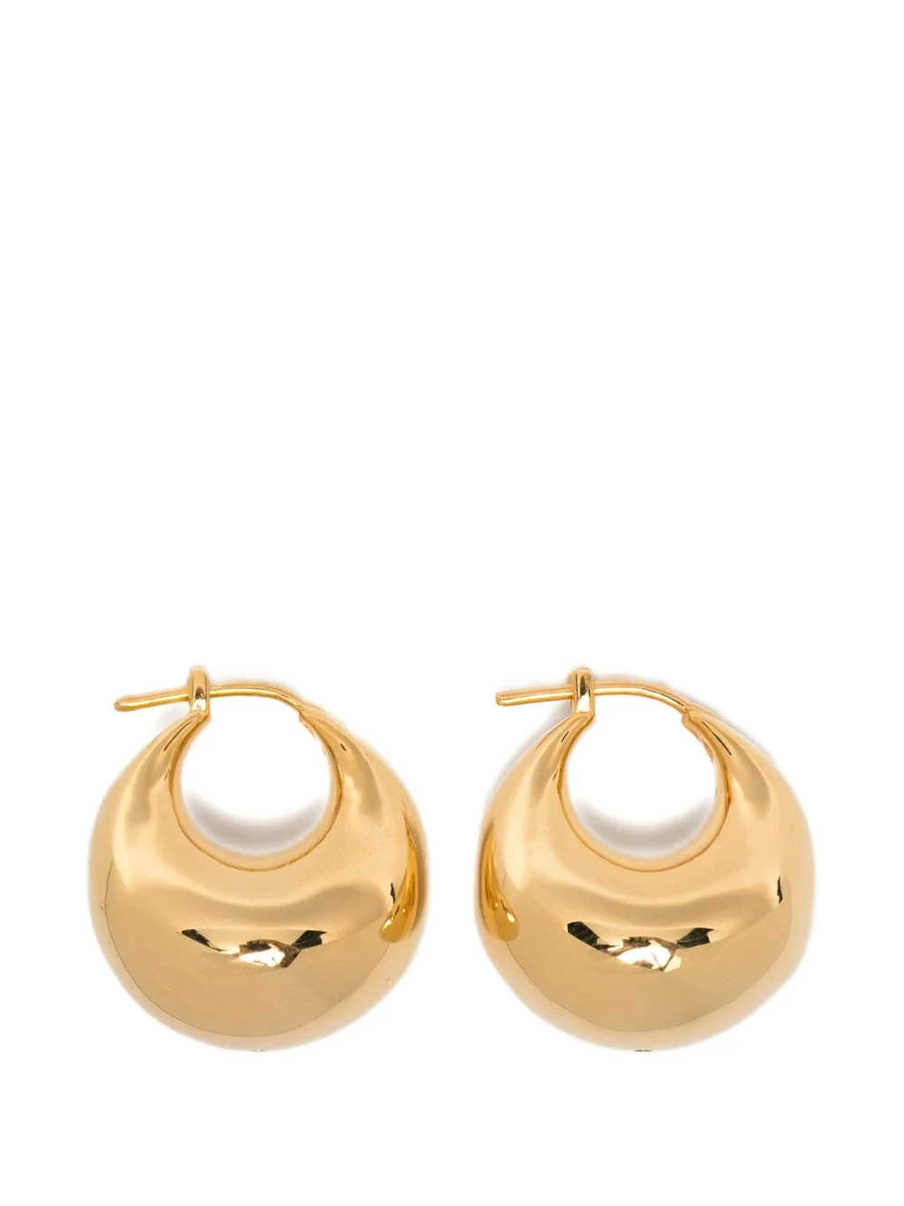 chunky hoop earrings - 1