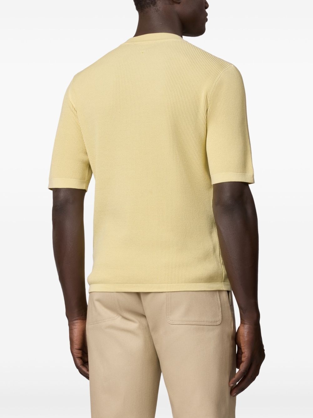 ribbed short-sleeve T-shirt - 3