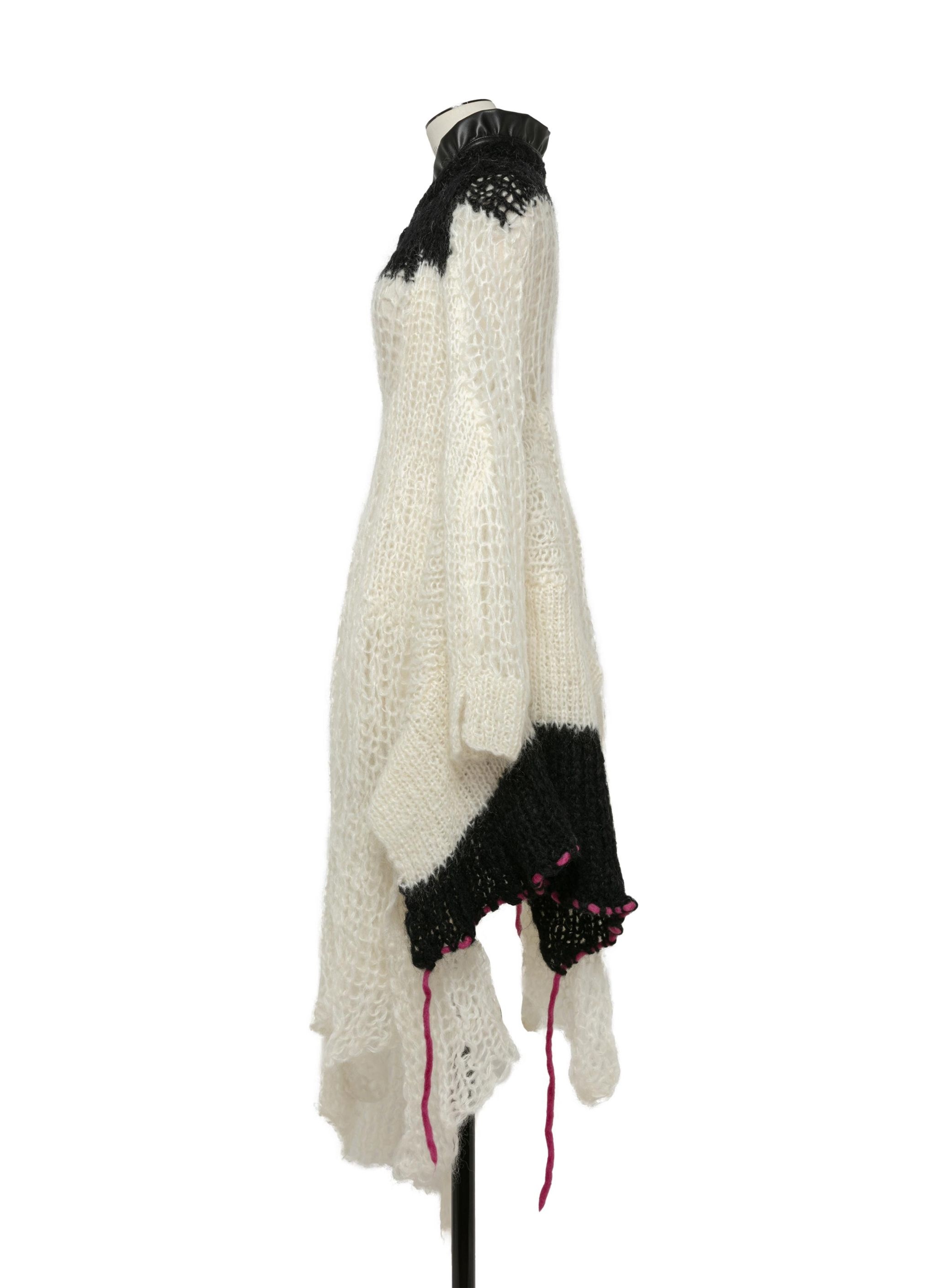 Wool Mohair Knit Dress - 3
