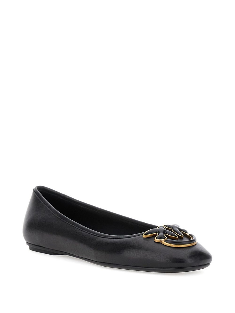 PINKO logo-embellished ballerina flats outlook