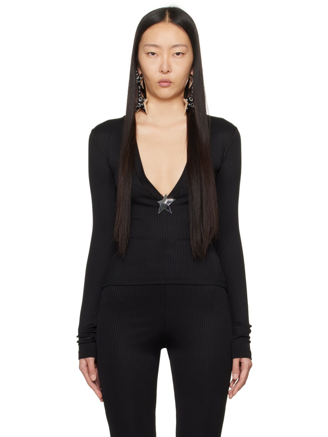 Black Star Stud Top - 1