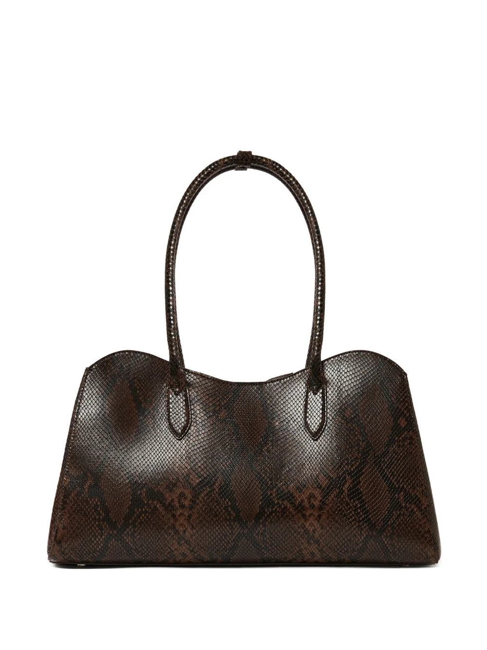 Ryder snakeskin-effect tote bag - 1