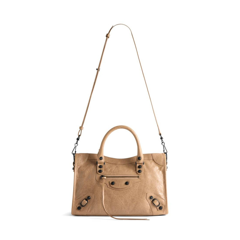 Women's Le City Small Bag in Dark Beige 5