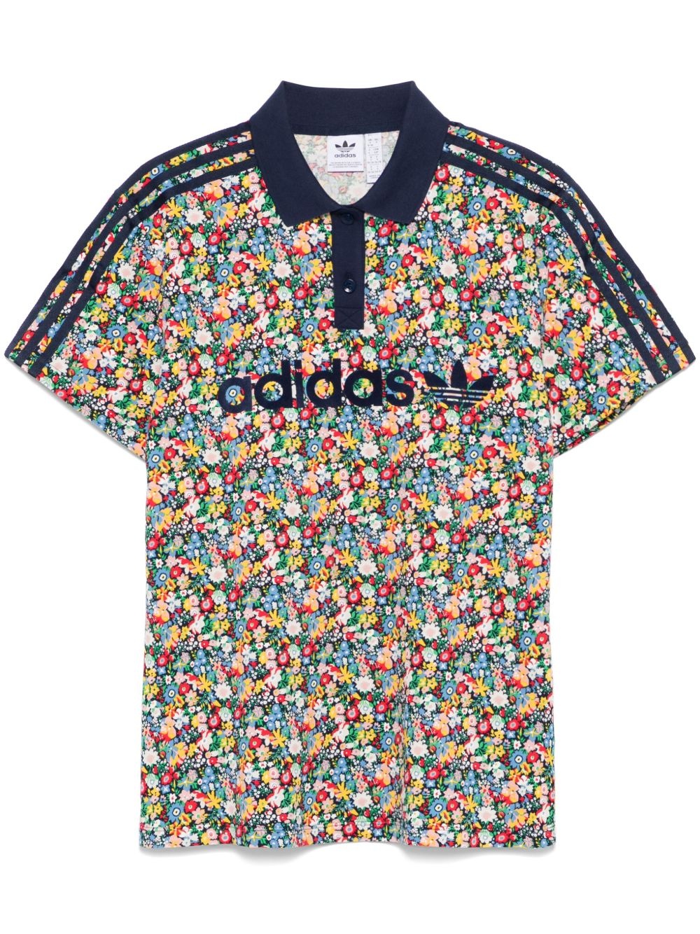 x Liberty London mesh polo top - 1