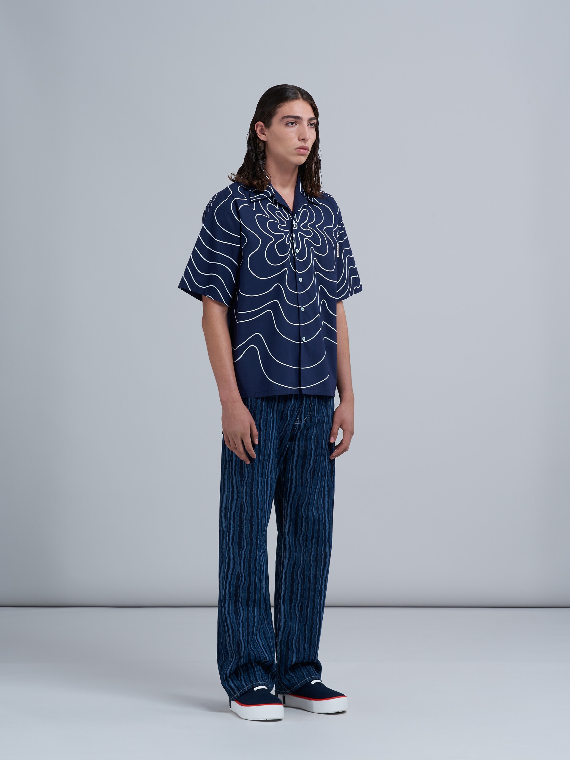 DEGRADÉ DENIM TROUSERS - 5