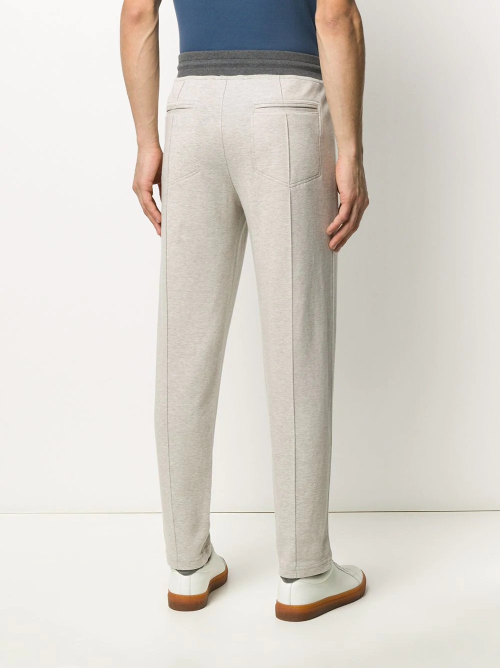 jersey knit track pants - 4