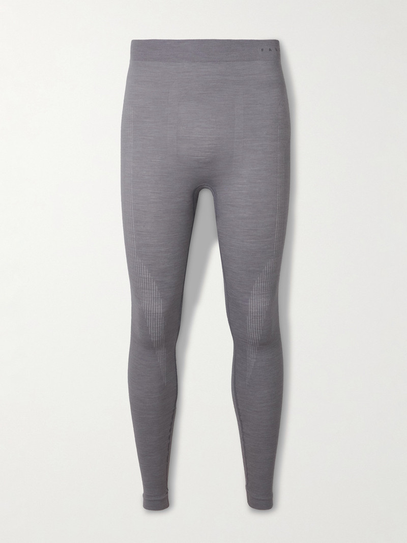 Printed Virgin Wool-Blend Ski Tights 1