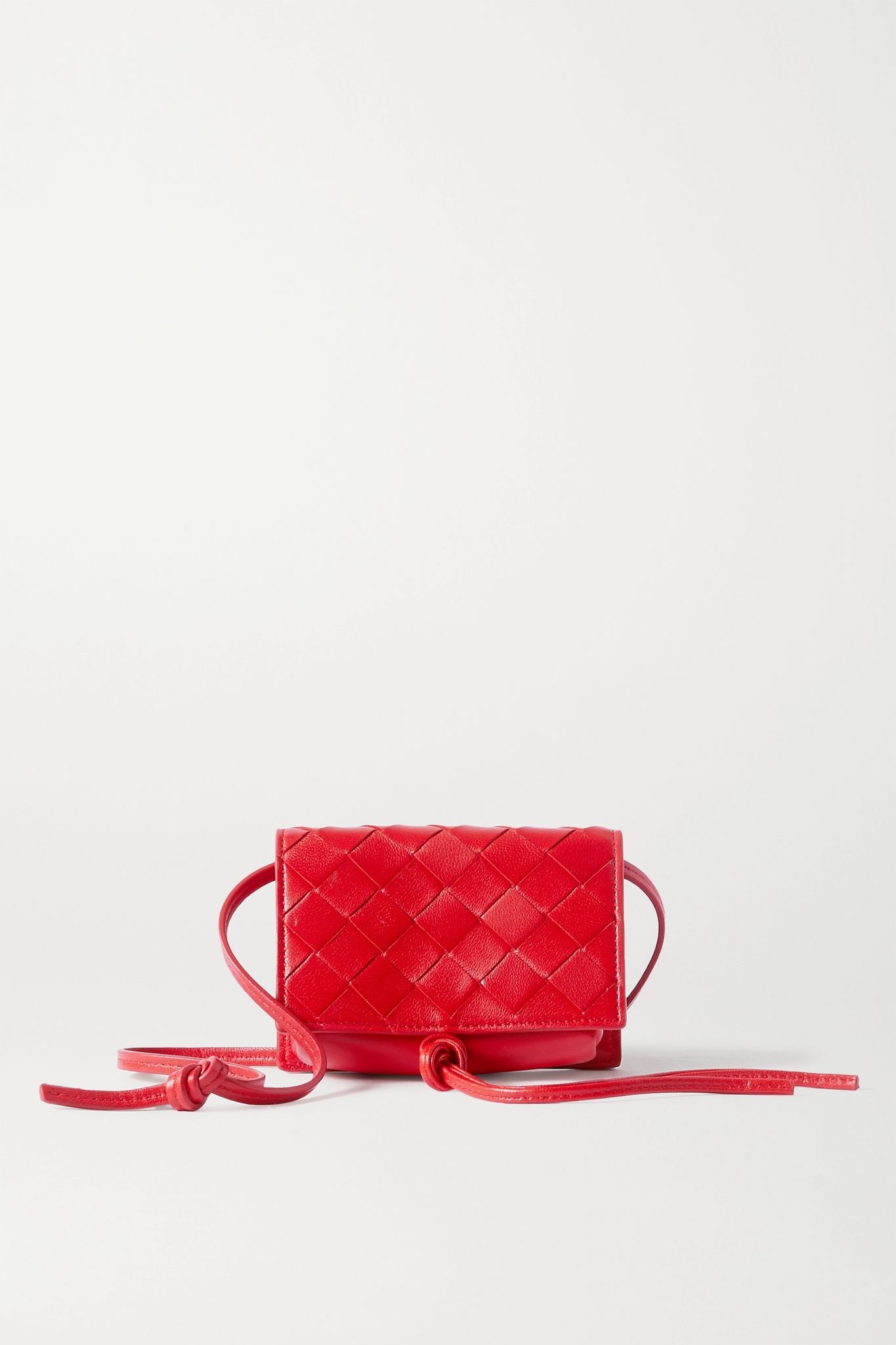 Mini intrecciato leather shoulder bag - 1