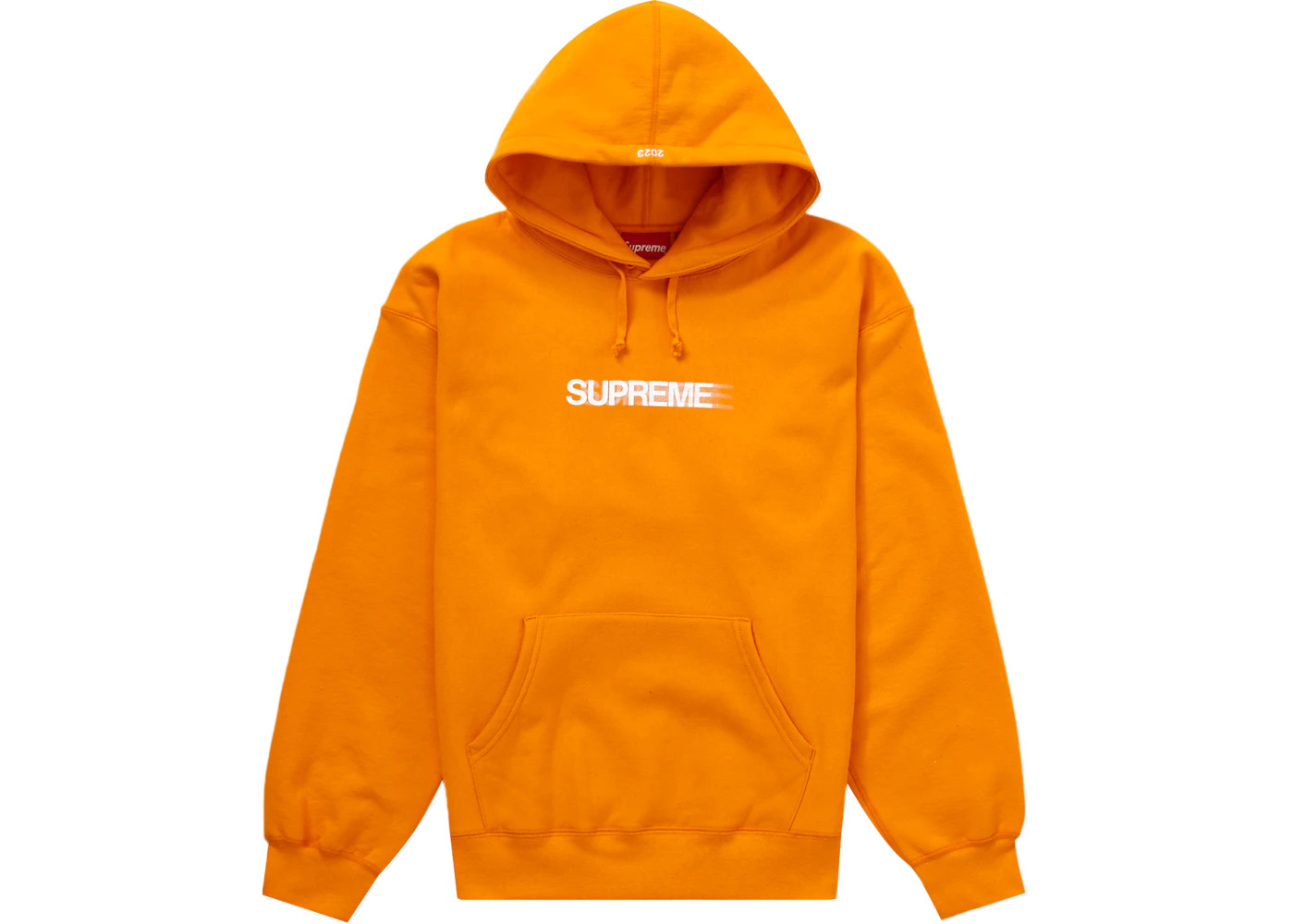 Supreme Motion Logo Hooded Sweatshirt (SS23) Orange - 1