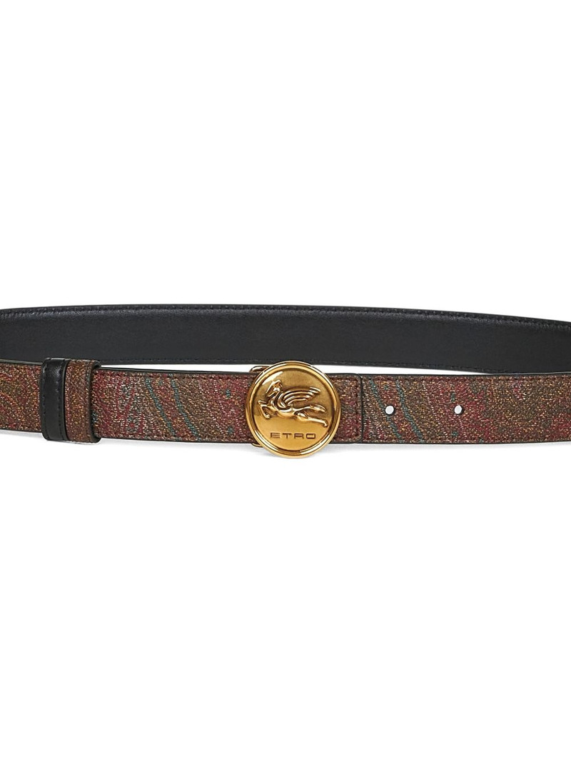 Etro Pegaso-buckle belt outlook