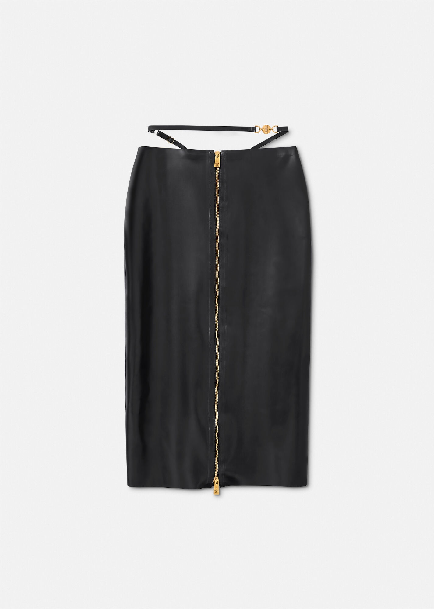 Medusa Latex Midi Skirt - 3