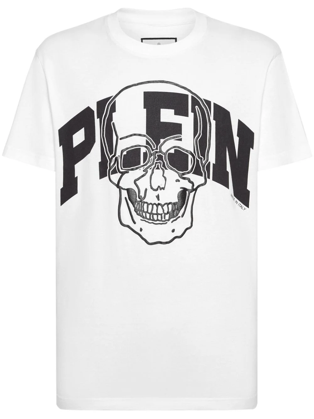 Skull-print cotton T-shirt - 1
