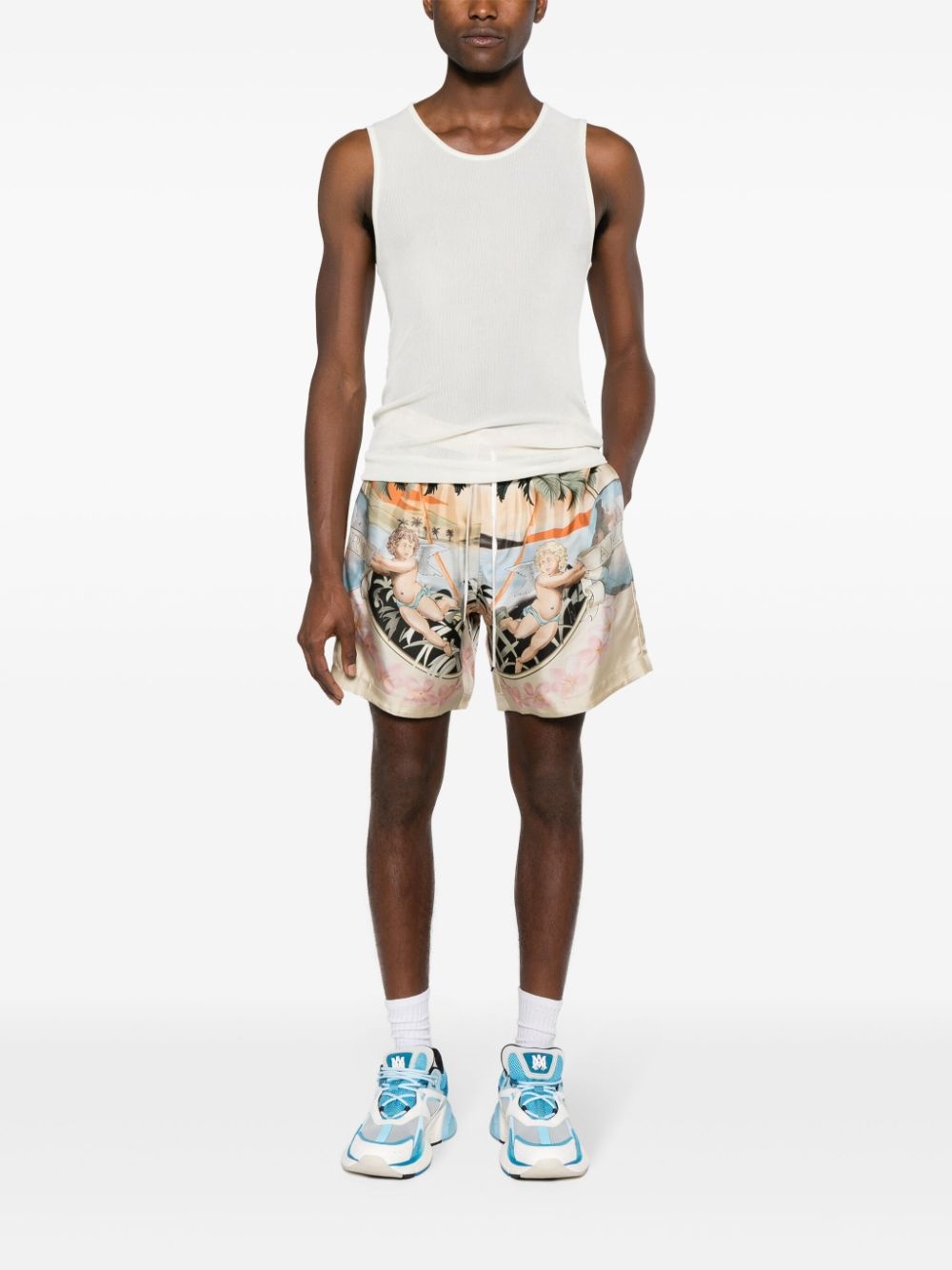 H-Hose Kurz silk shorts - 2
