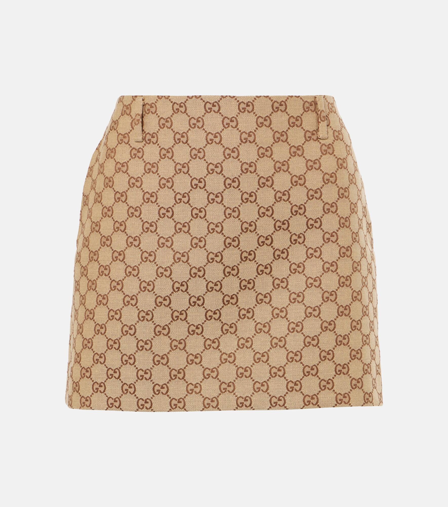 GG Canvas miniskirt - 1