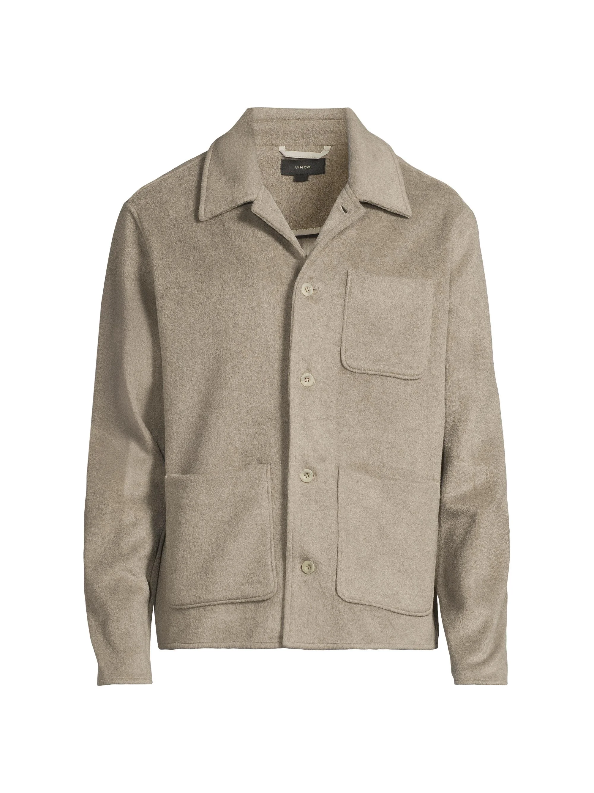 Men's Double Knit Chore Jacket - Dark Dune Light Dune - 1