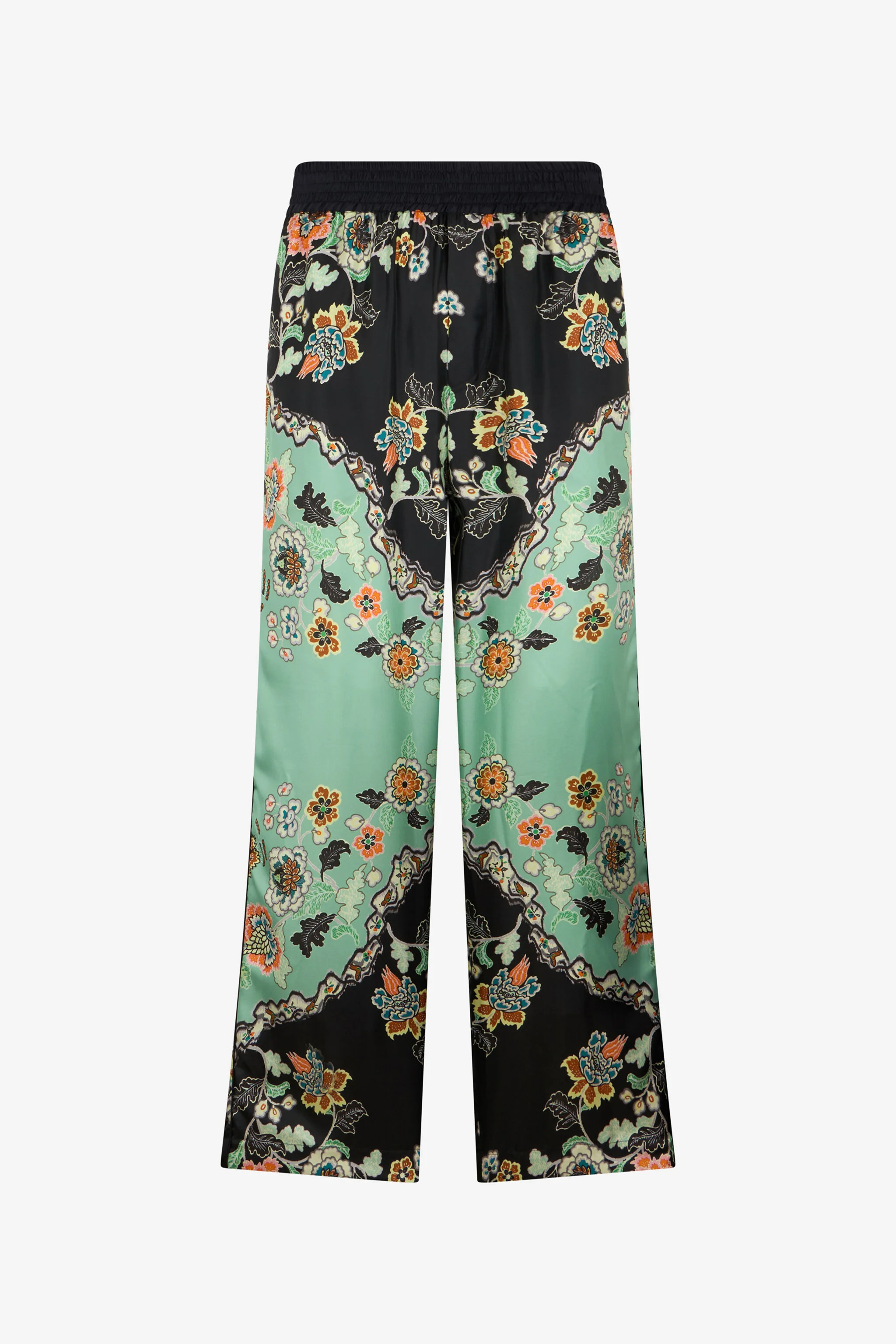 Kimono Print Trousers - 1