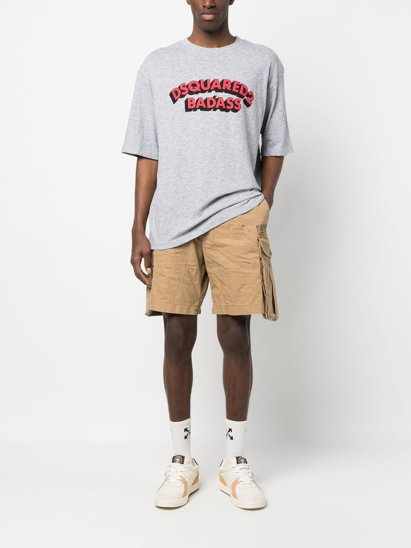 DSQUARED2 logo-print cotton T-shirt outlook