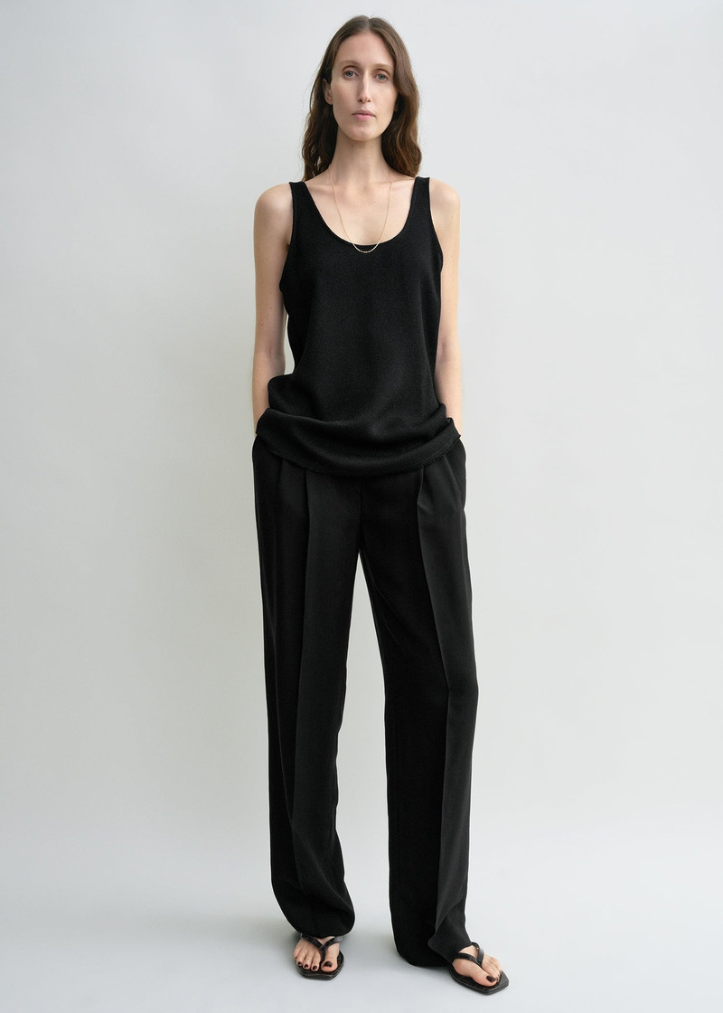 TOTEME Sablé tank black outlook