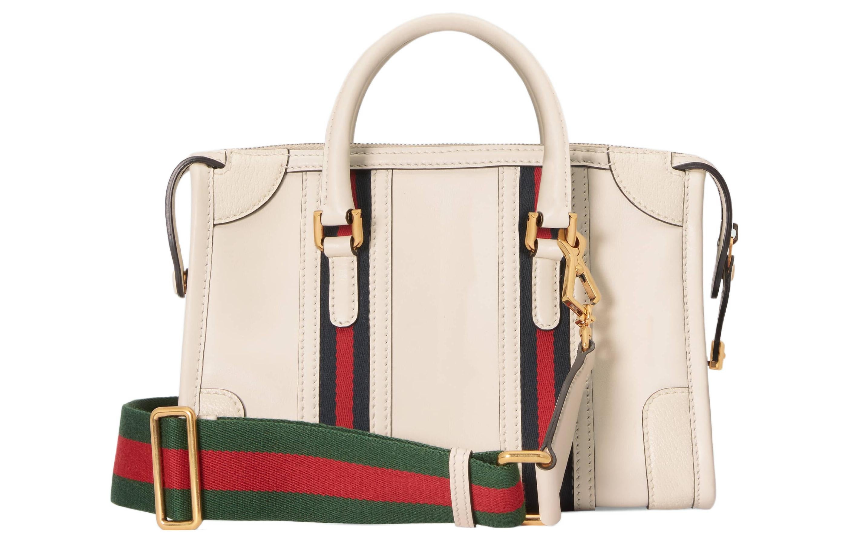 (WMNS) Gucci Bauletto Small Top Handle Bag 'White' 715772-AAA0O-9041 - 2